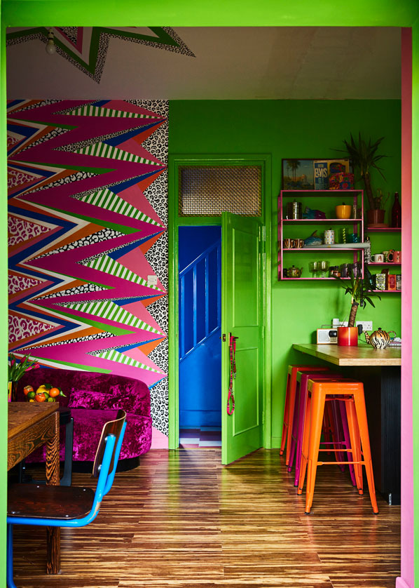 bright colours technicolour your home