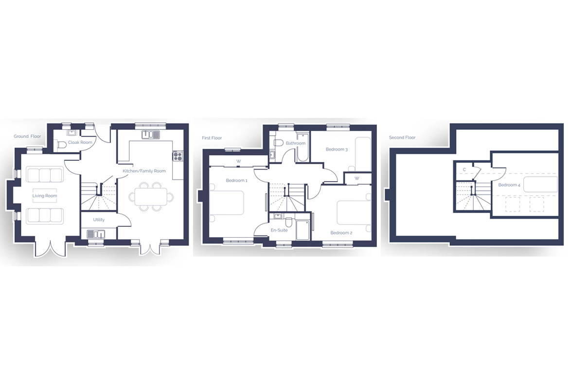 CASTLEBROOK FLOOR PLAND PLOTS 8 AND 9