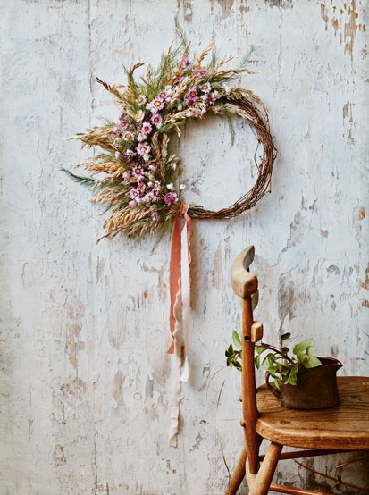 home grown dried flowers