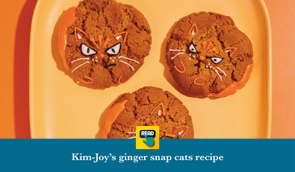 KIM JOY GINGER SNAPS RECIPIE NEWS ITEM MCCARTHY HOLDEN ESTATE AGENCY