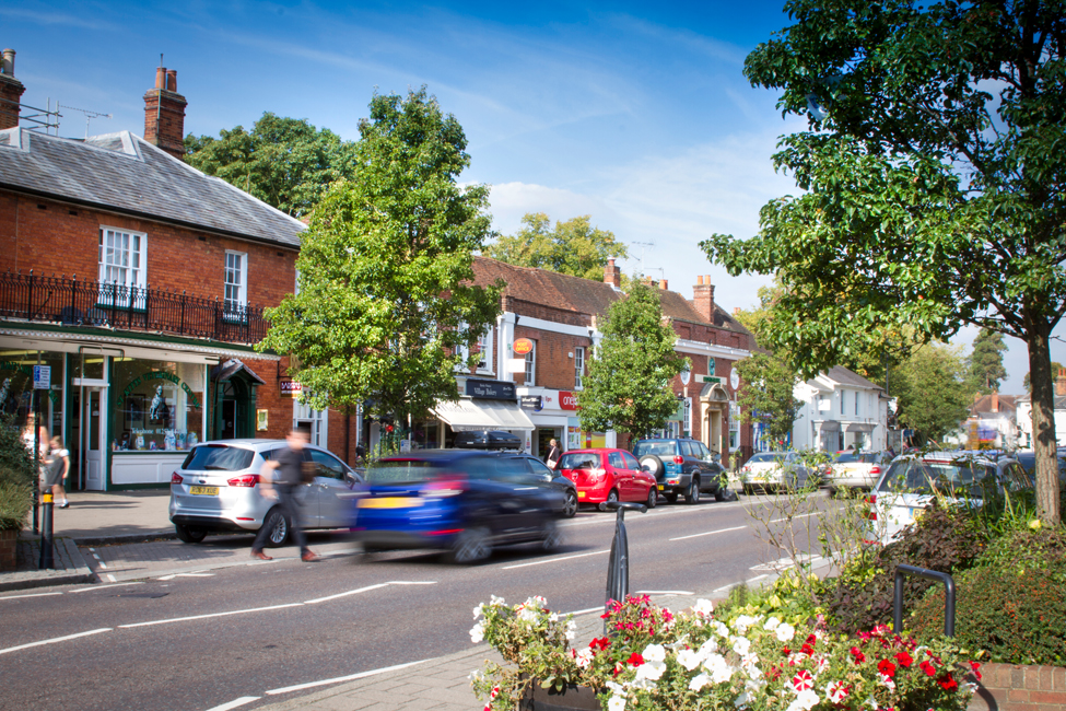 HARTLEY WINTNEY High Street copyright McCarthy Holden