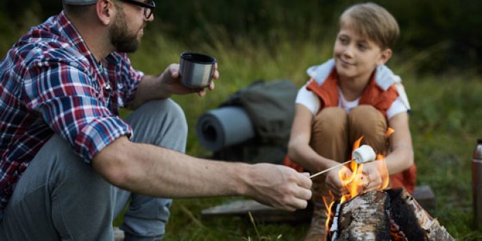 outdoor cooking with kids