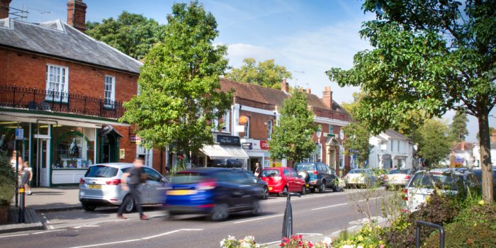 HARTLEY WINTNEY High Street copyright McCarthy Holden